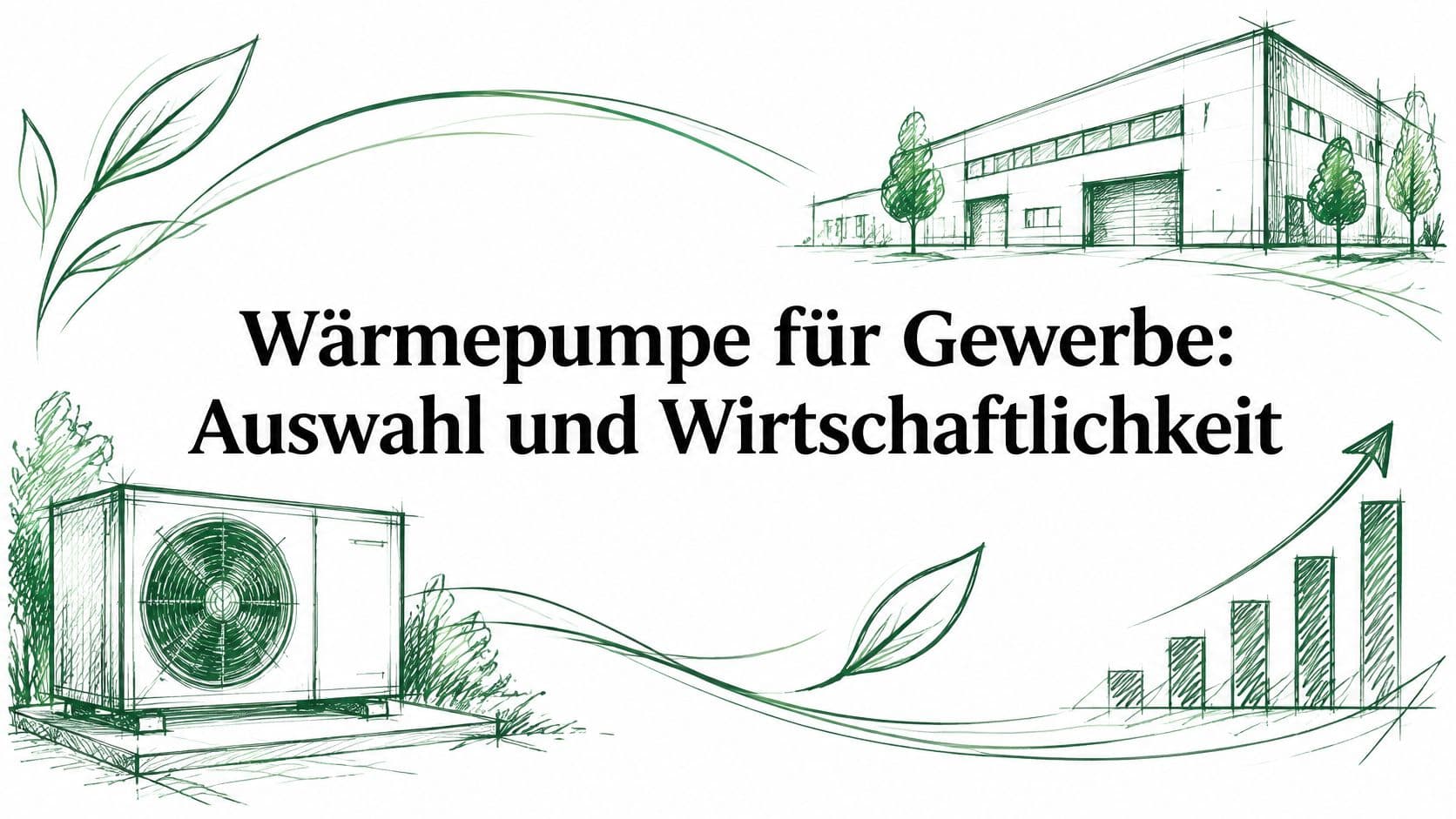 Wärmepumpe für Gewerbe: Auswahl und Wirtschaftlichkeit